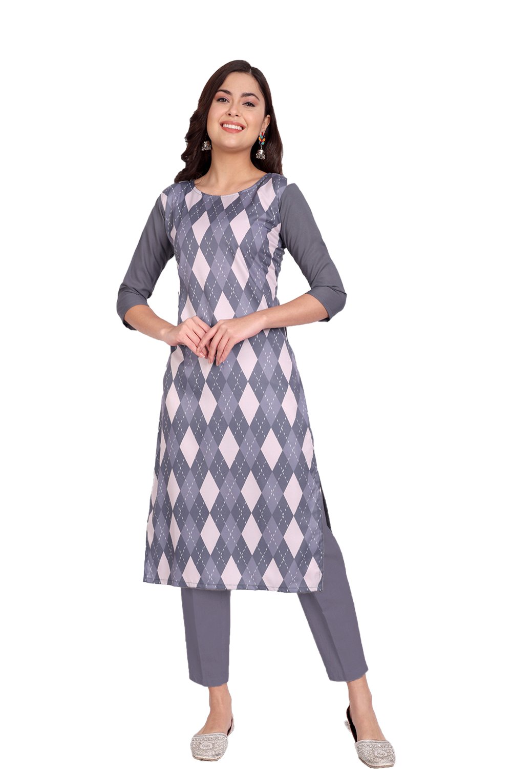 Crape Kurti 2 Daily Wear Wholesale Printed Kurtis
